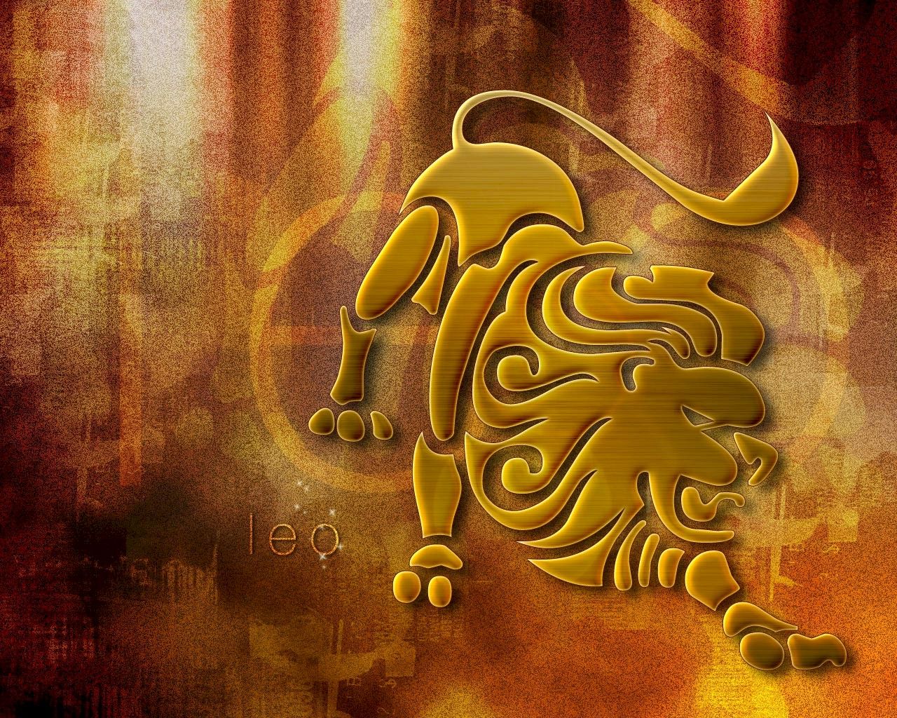 Leo Zodiac Sign Background
