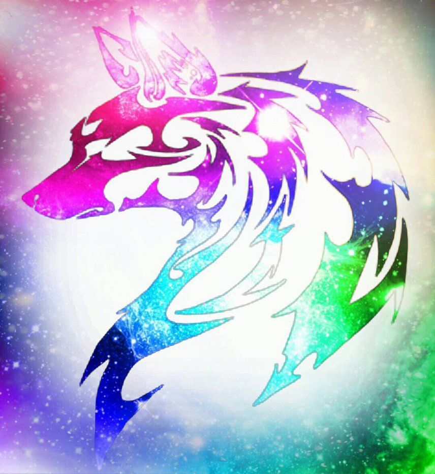 Download wallpapers painted wolf, neon wolf, predator, wolf for desktop  with resolution 2560x1600. High Quality HD pictures wallpapers