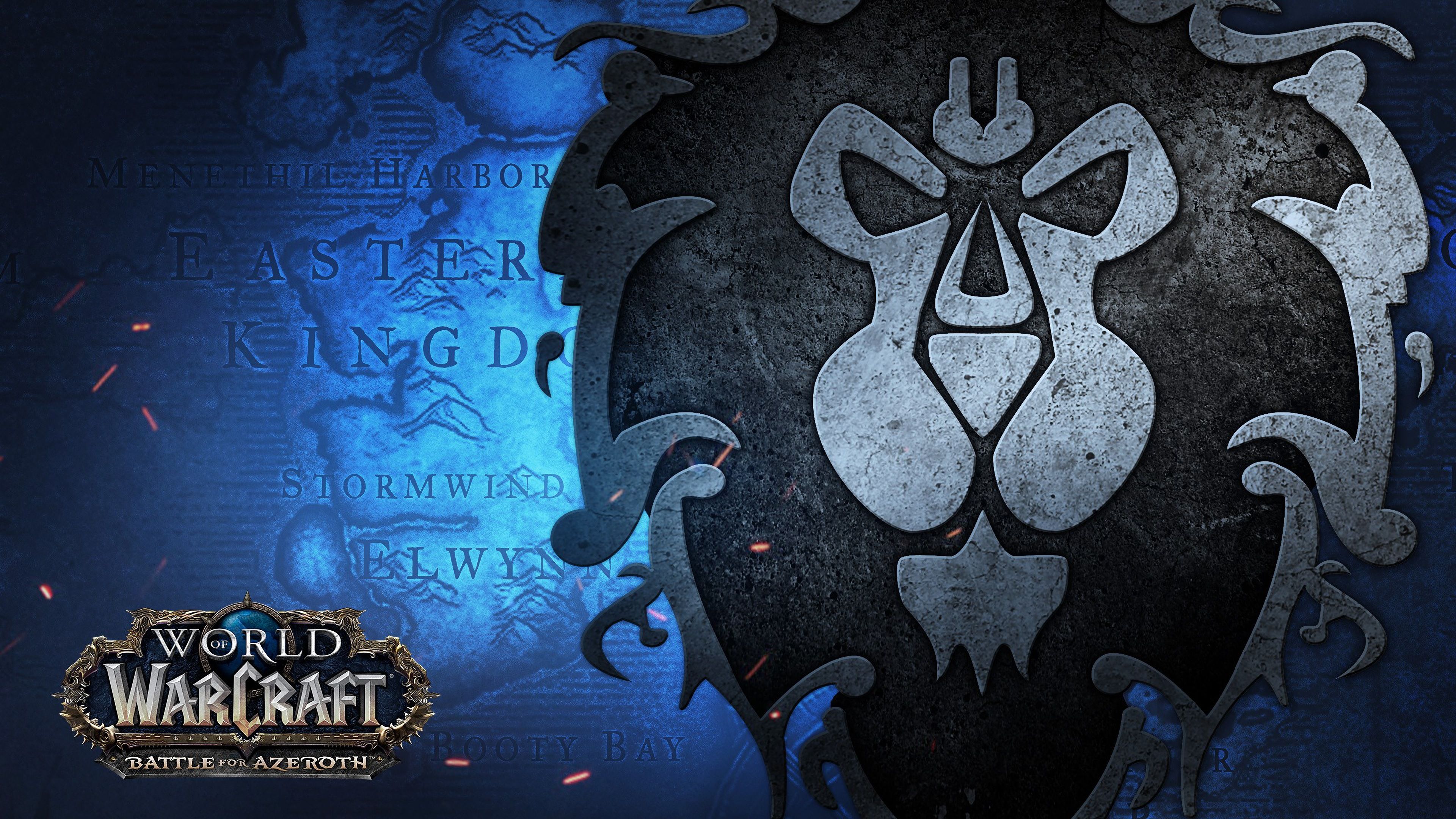 Alliance Logo World of Warcraft: Battle for Azeroth 4K