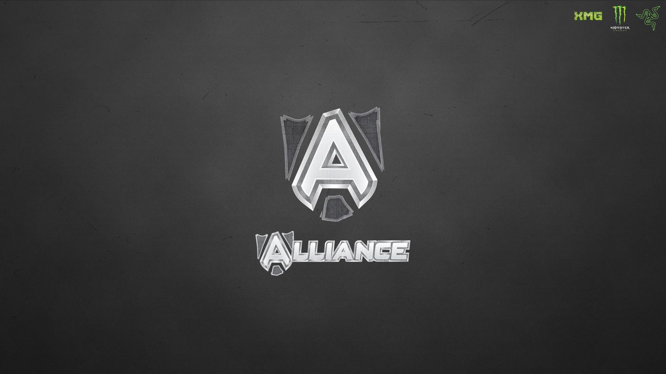 dota wallpaper, logo, team alliance, alliance desktop