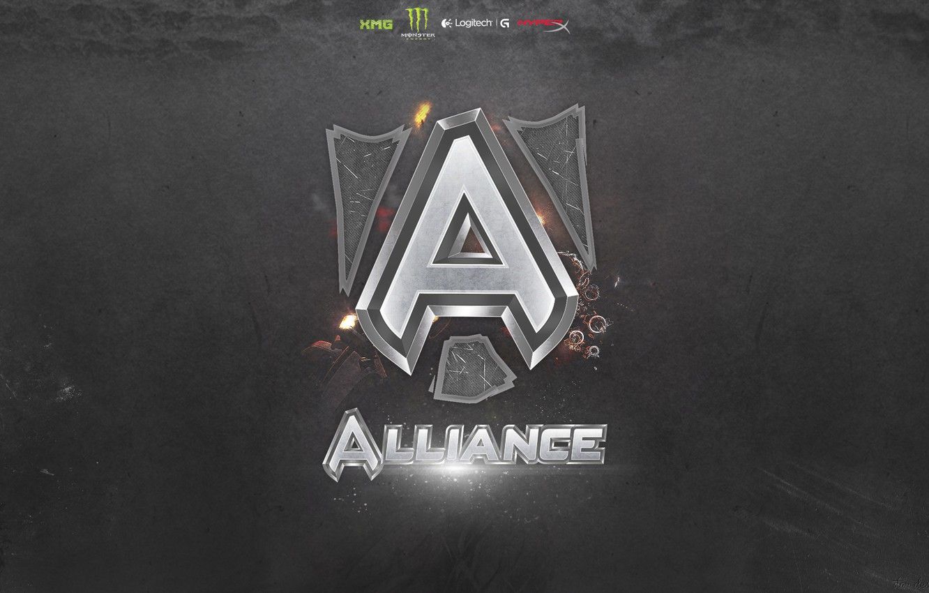 Wallpaper wallpaper, logo, alliance, dota team alliance image