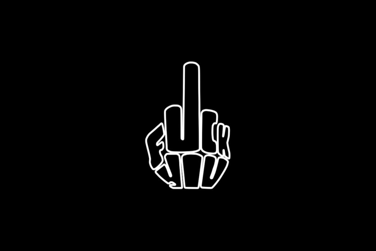 Cat Wallpaper Middle Finger