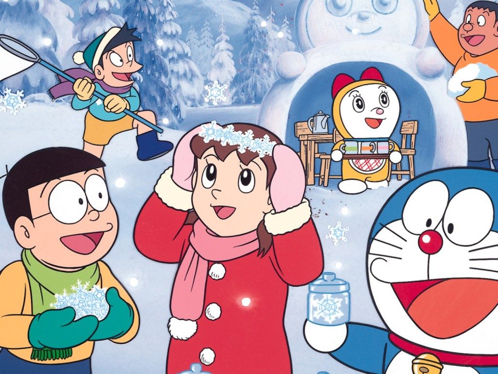 Full Screen Doraemon Nobita Shizuka Gian Suneo HD wallpaper | Pxfuel