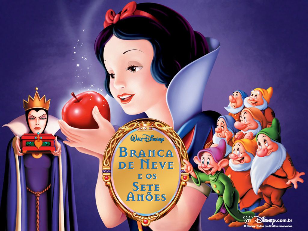 Snow White Disney Cartoon HD Image Wallpaper for iOS 8