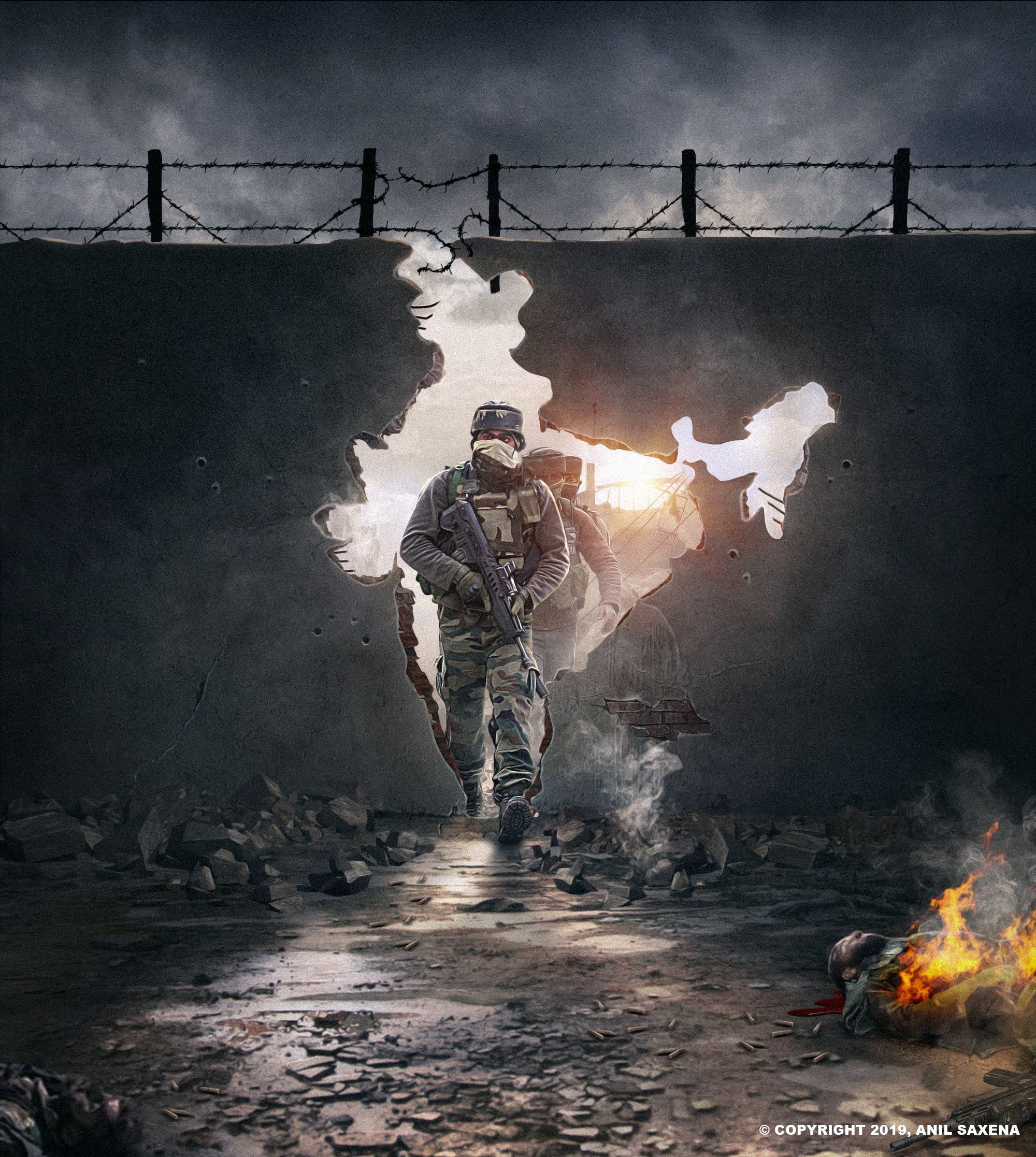Behance - 为您呈现. Indian army wallpaper, Army wallpaper, Army