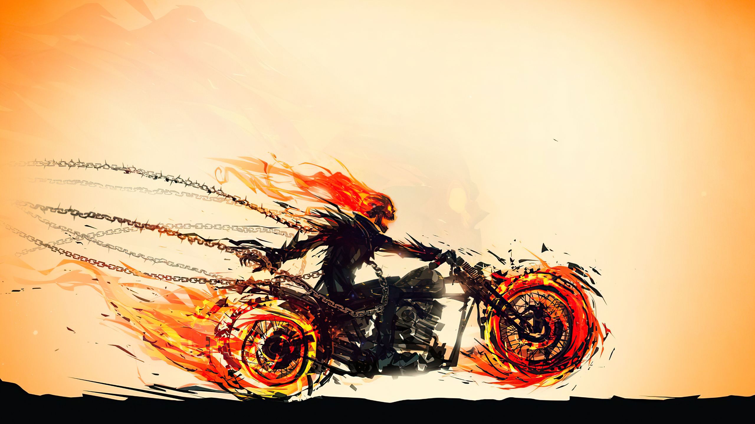 Ghost Rider Hellfire Rider 4k 1440P Resolution HD 4k