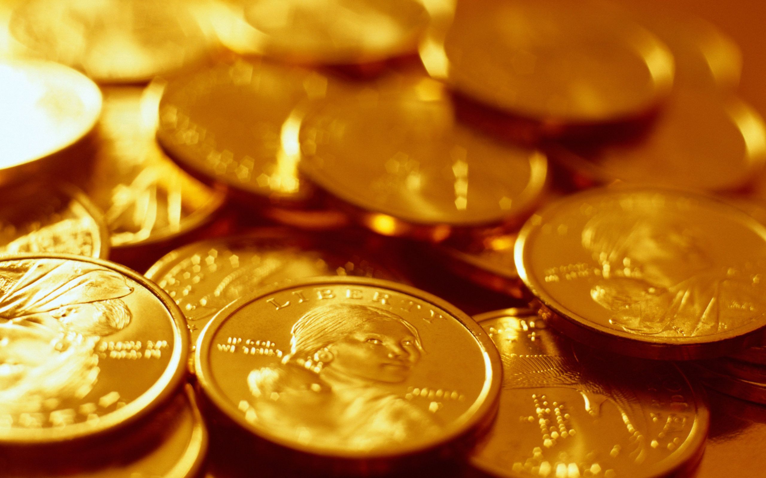 Gold Coins Wallpaper Free Gold Coins Background