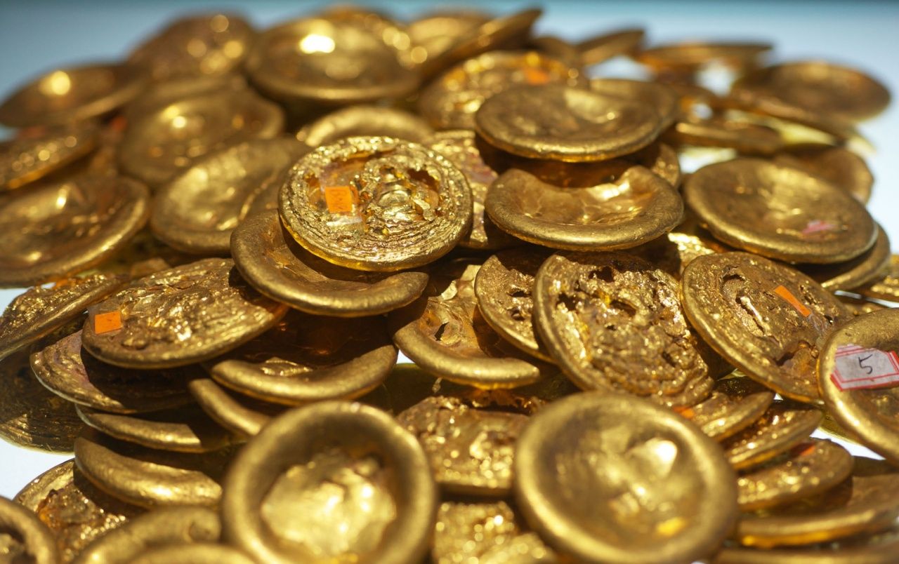 Chinese Gold Coins wallpaper. Chinese Gold Coins