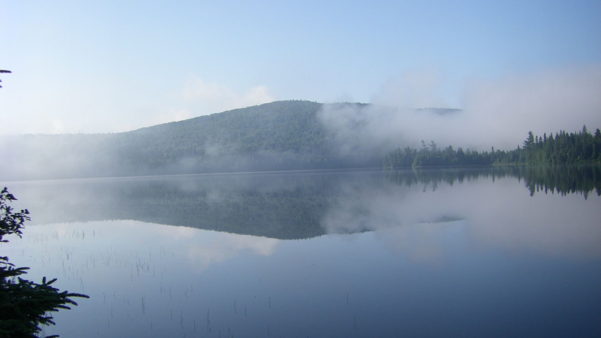 Mountain Lake Reflections desktop PC and Mac wallpaper