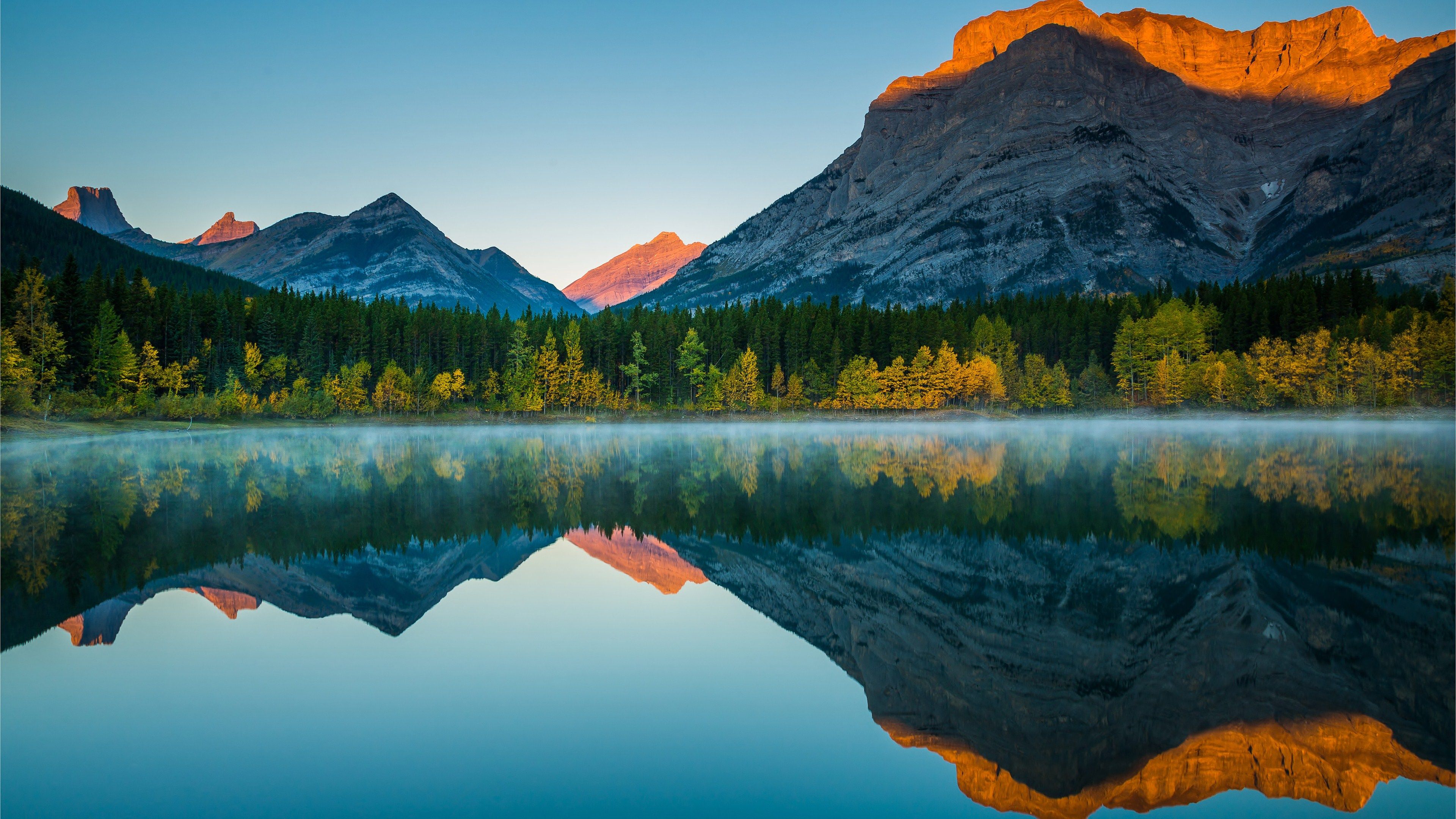 Mountain Reflection In Lake 1400x900 Resolution HD 4k