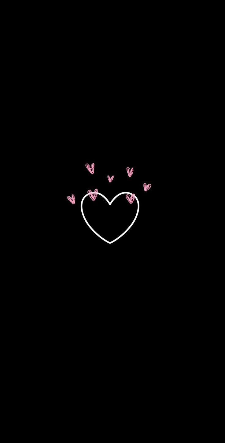 Love heart Wallpaper 4K, Dark aesthetic, Artwork