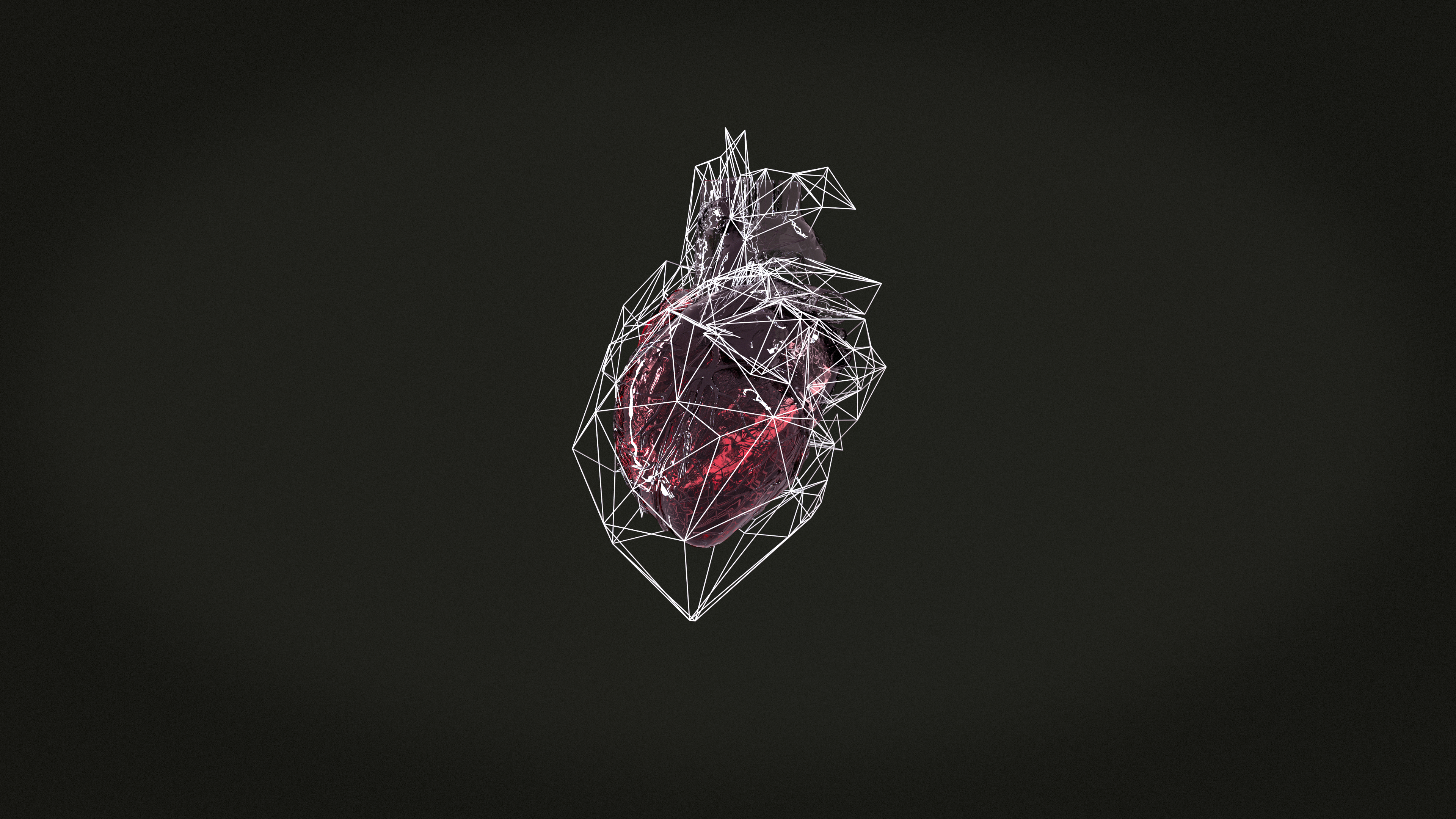 Glass Heart Dark [3840x2160]