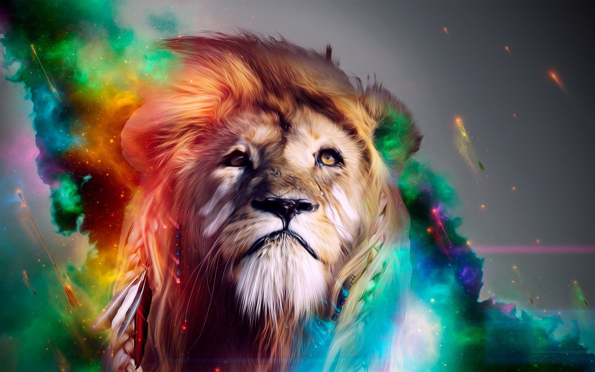 1400x1050 Lion Abstract 4k 1400x1050 Resolution HD 4k Wallpapers