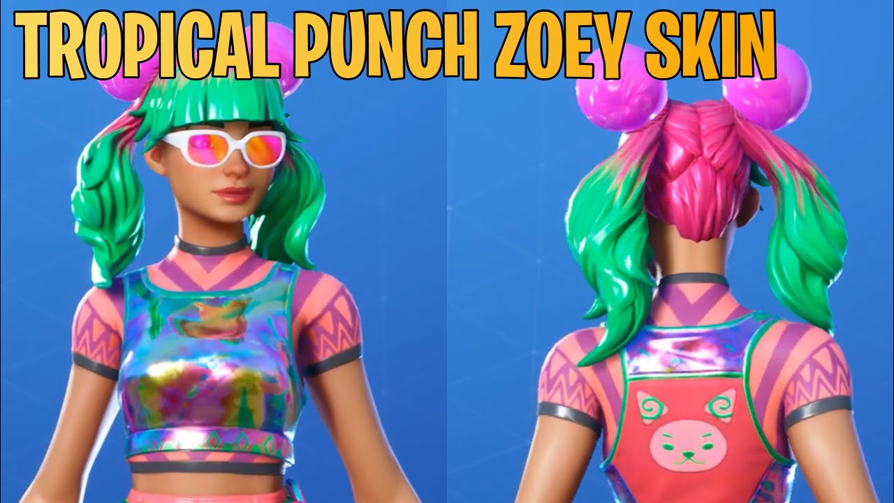  on tropical punch zoey fortnite wallpapers