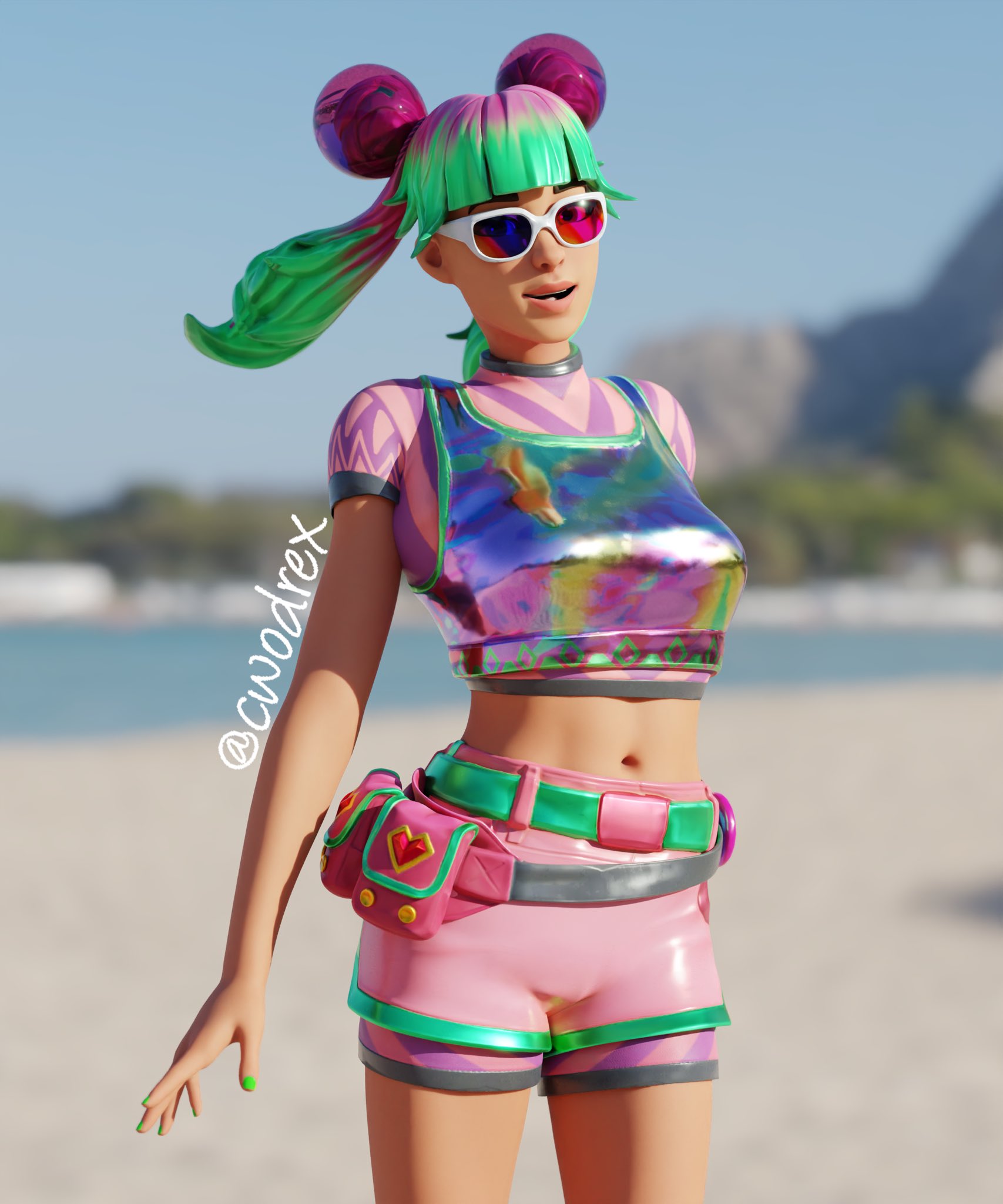 Tropical Punch Zoey Fortnite wallpaper