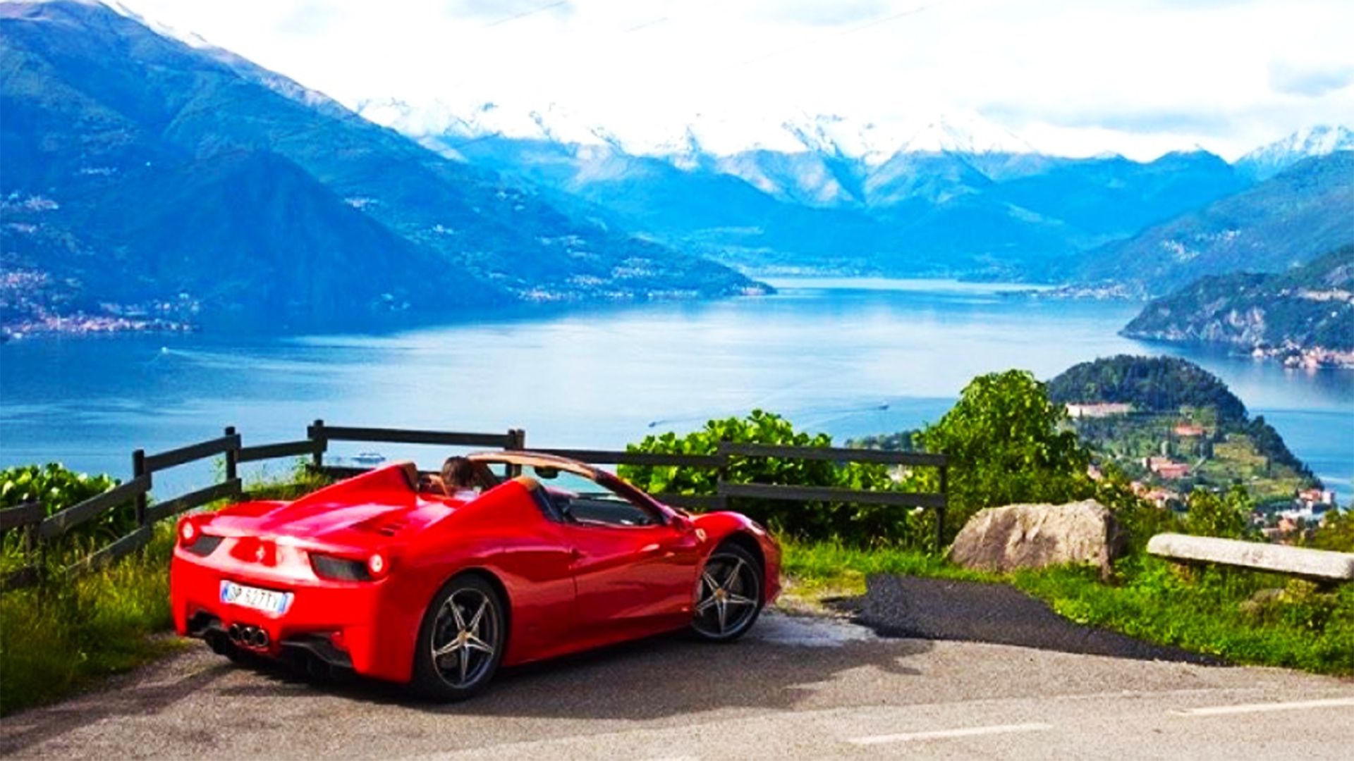 Discover Italy on a supercar: from the shores of Lake Maggiore to