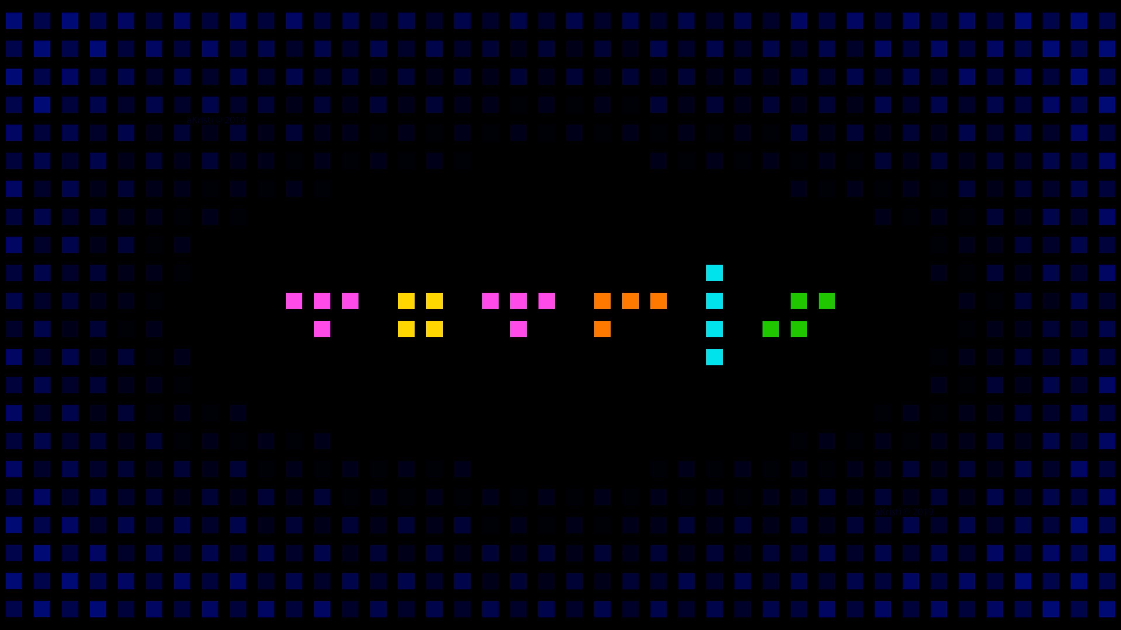 Minimalist Tetris Desktop Wallpaper (4k)