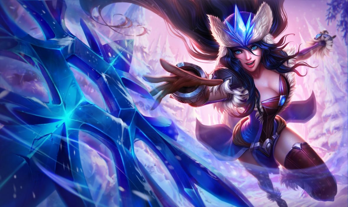 Snowstorm Sivir of Legends wallpaperx1040