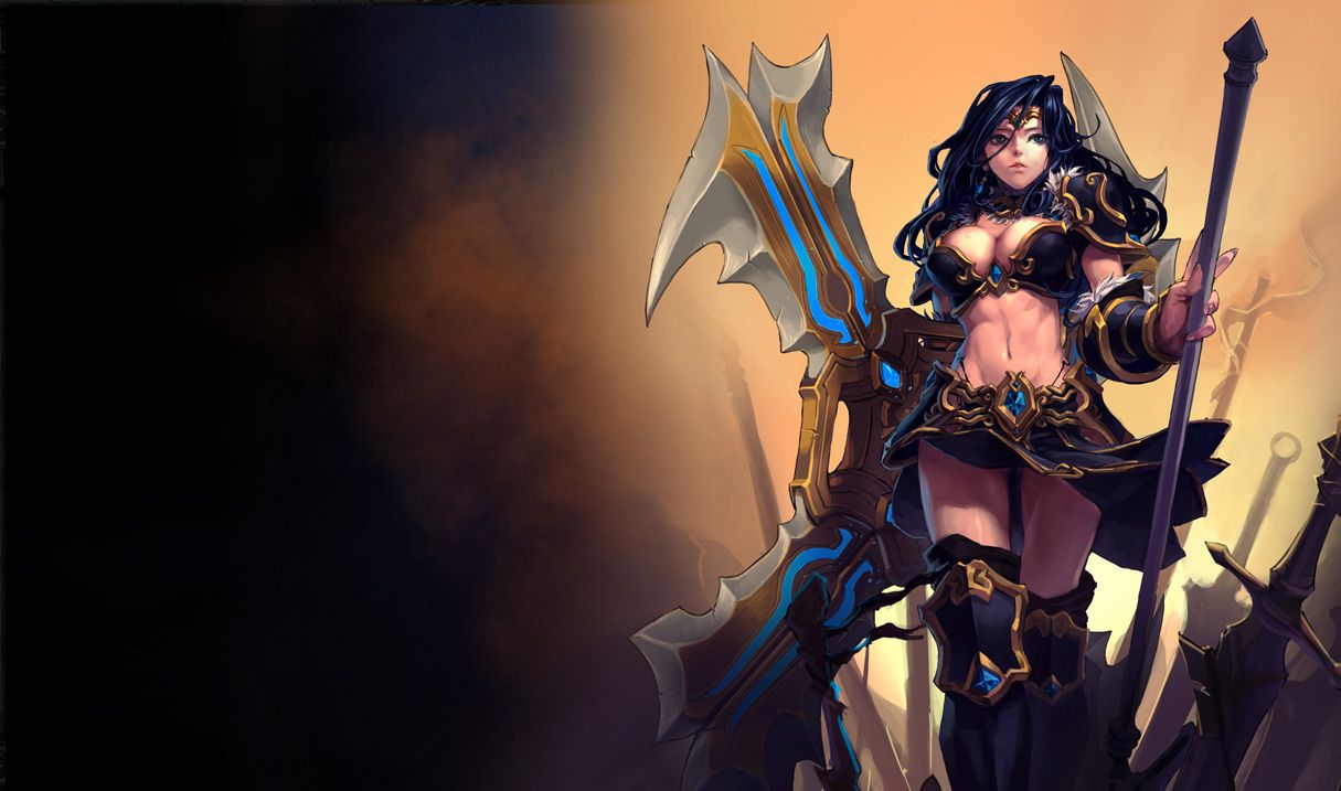 League of Legends Sivir Wallpaper (Chinese + American)