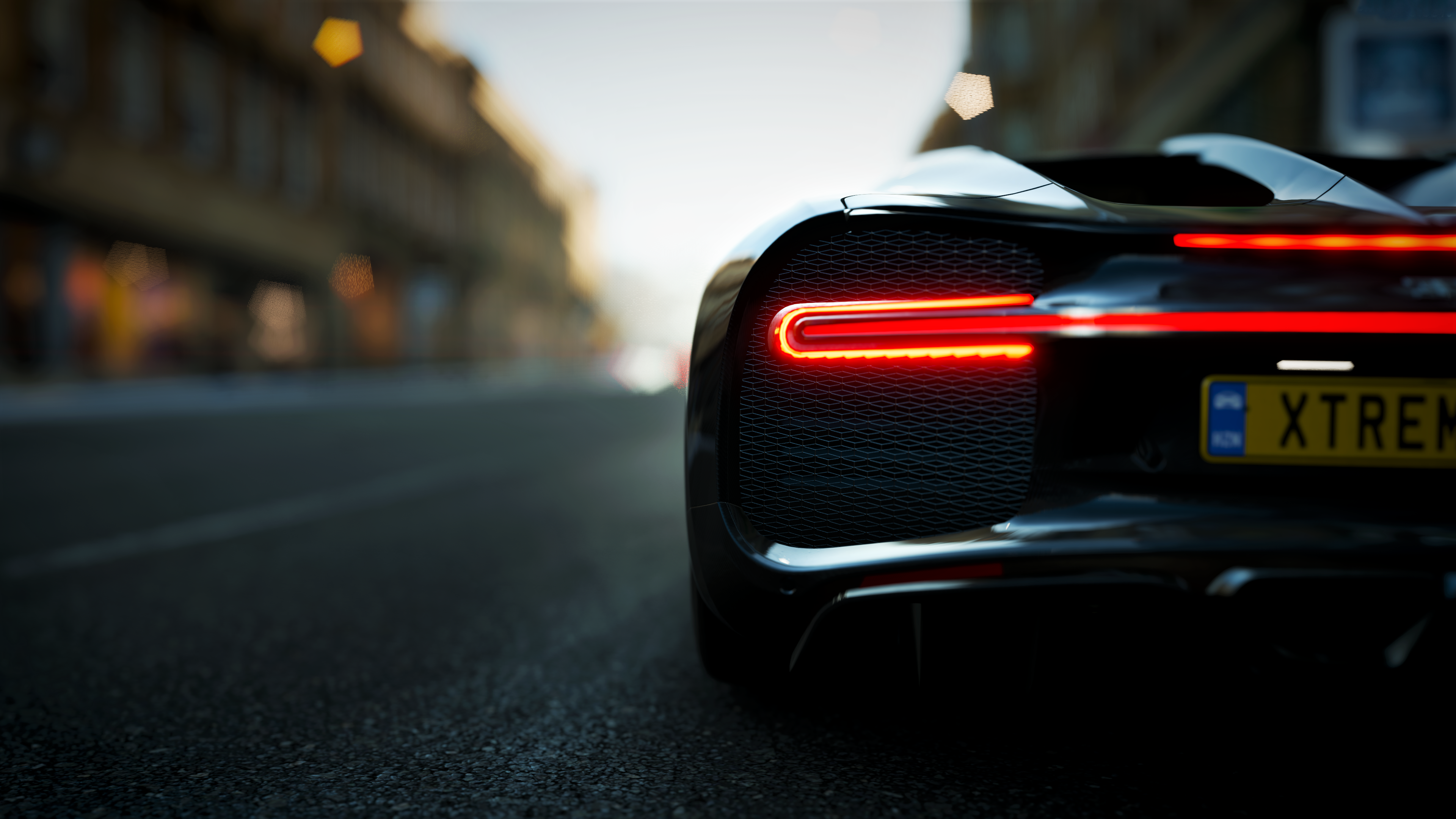 4K] Clean Bugatti Chiron Wallpaper [3840x2160] (Forza Horizon 4)