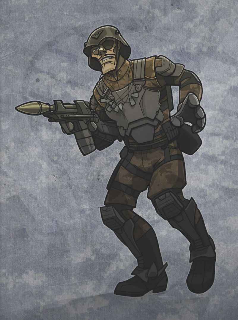 New Illustrations Of Major Bludd And Early GI Joe Members