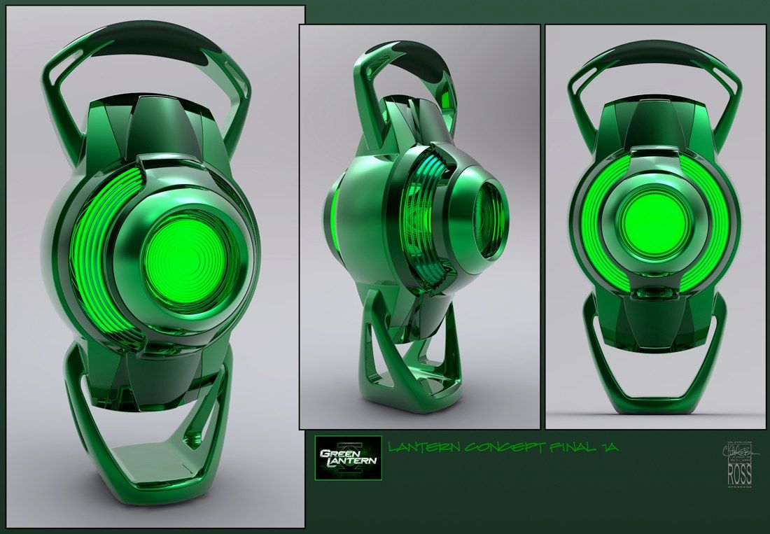GREEN LANTERN: Designs For Hal Jordan & The Sinestro Corps Power Rings