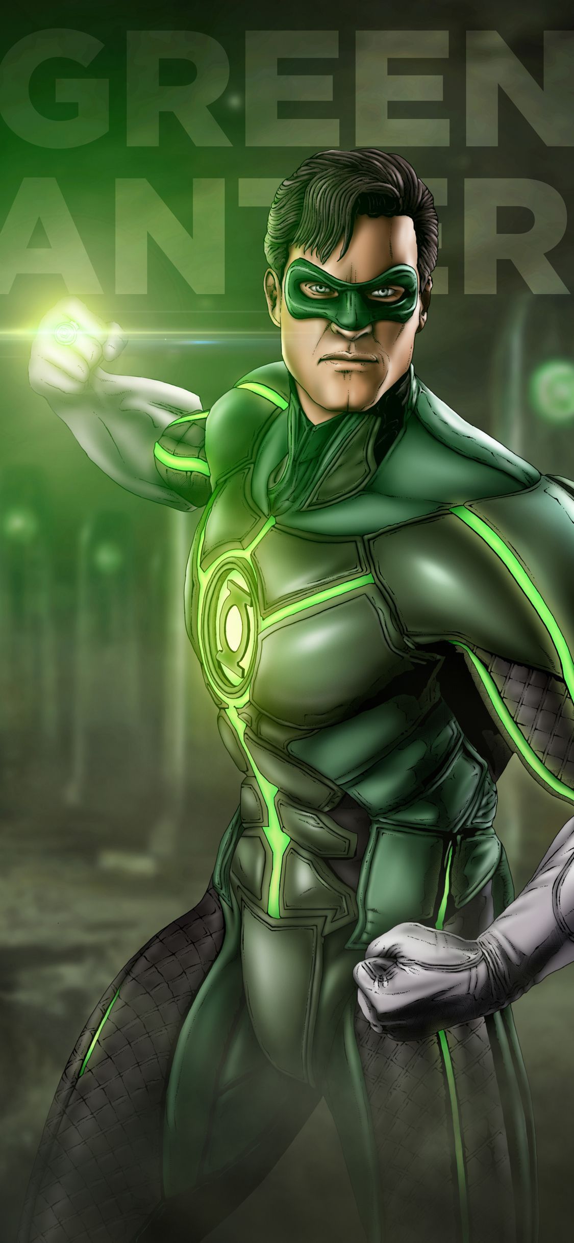 Green Lantern Artwork iPhone .com