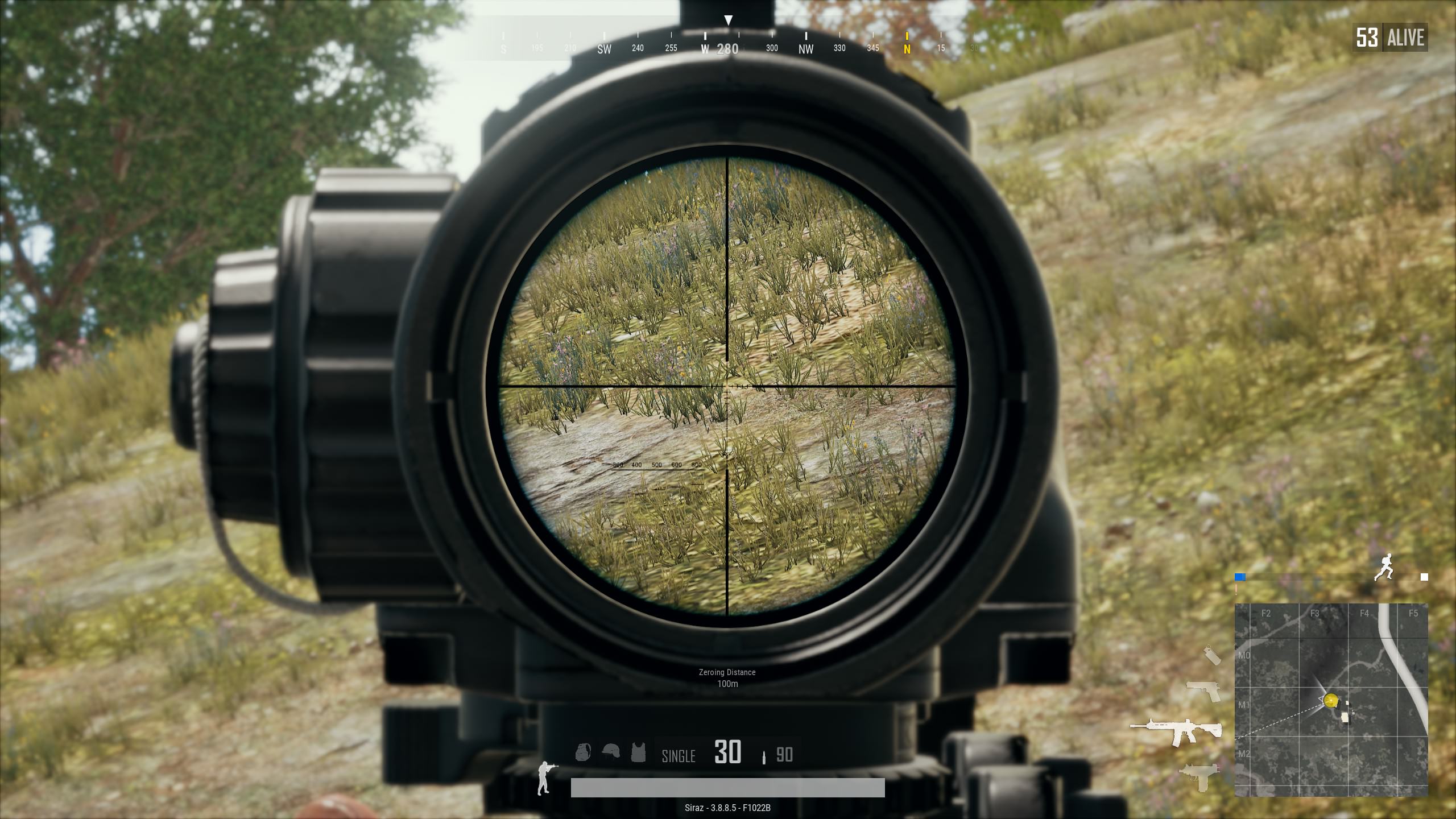 New sights on the test server 6x scope, 3x scope and more