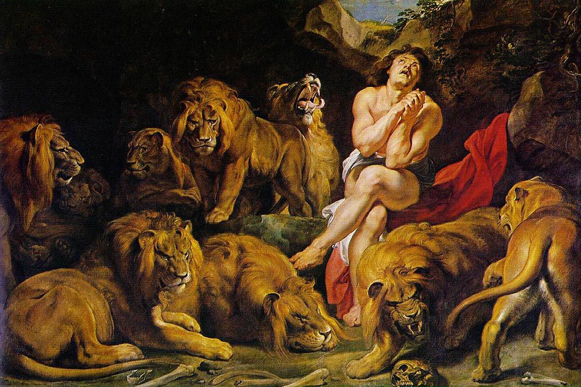 Daniel In The Lion's Den, 1615, Peter Paul Rubens < Fine Art