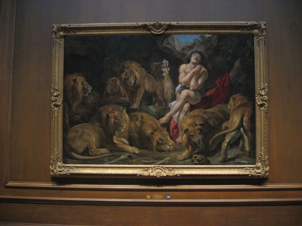 Daniel and the Lion's Den, 1615, Sir Peter Paul Rubens, Na