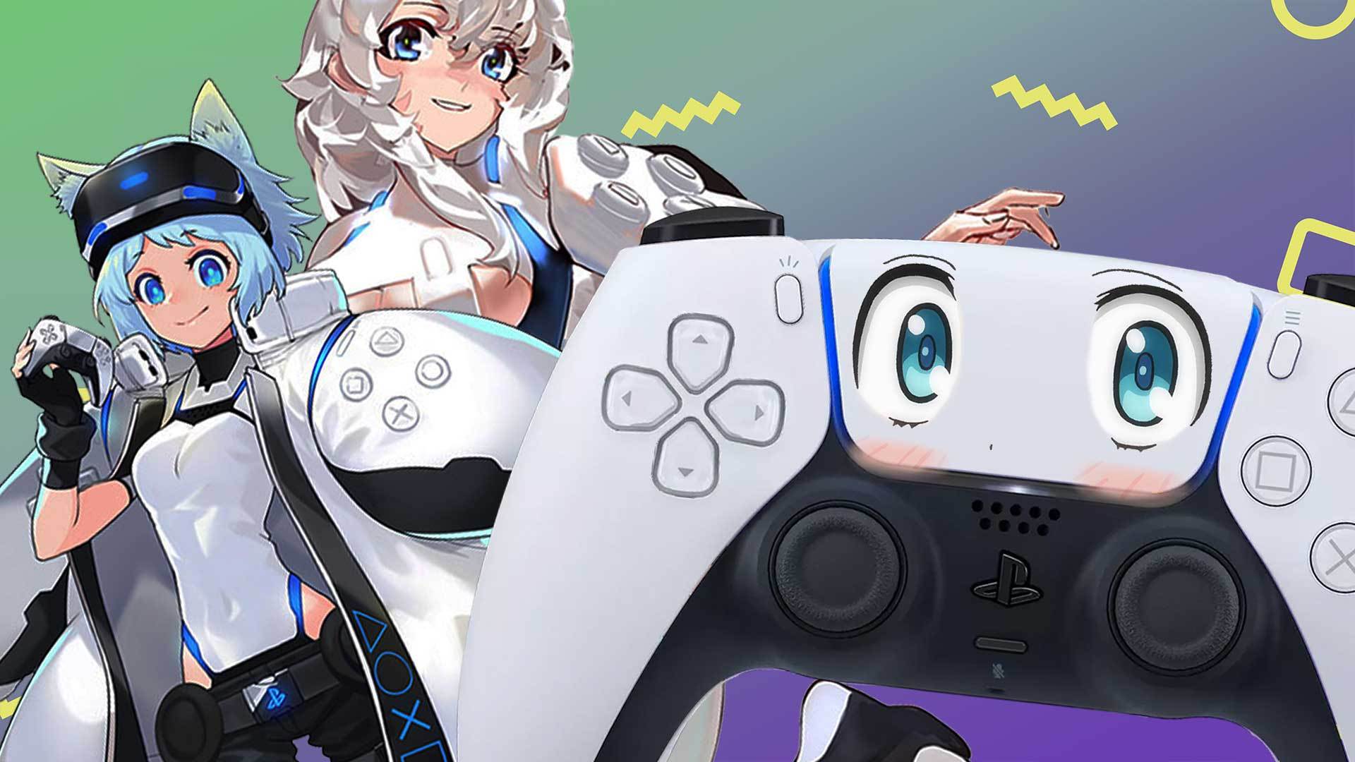 There's PS5 DualSense Anime Fanart Already