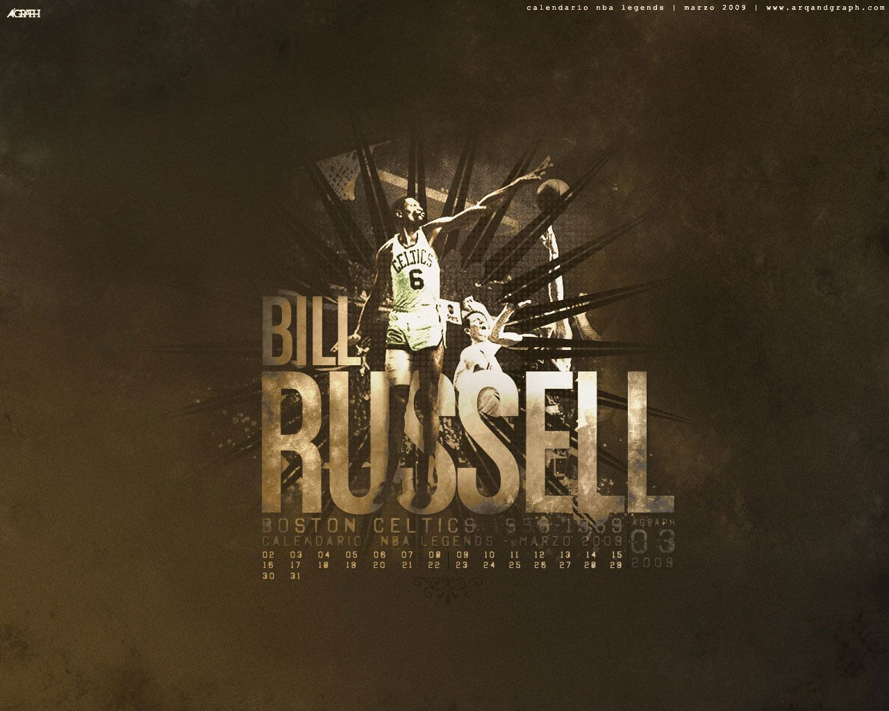Bill Russell Basketball legend picture