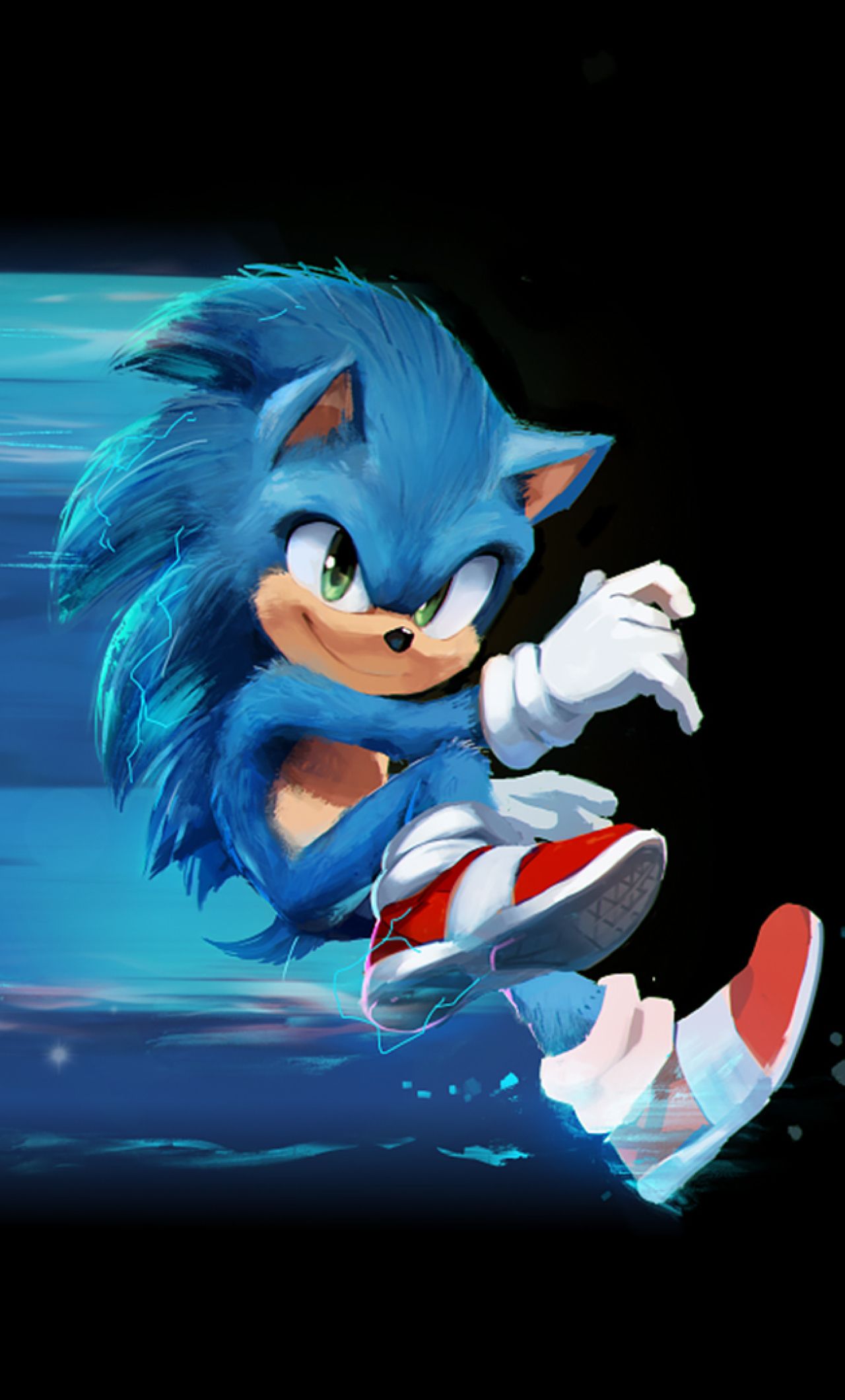 Sonic the Hedgehog Artwork iPhone 6 plus Wallpaper, HD