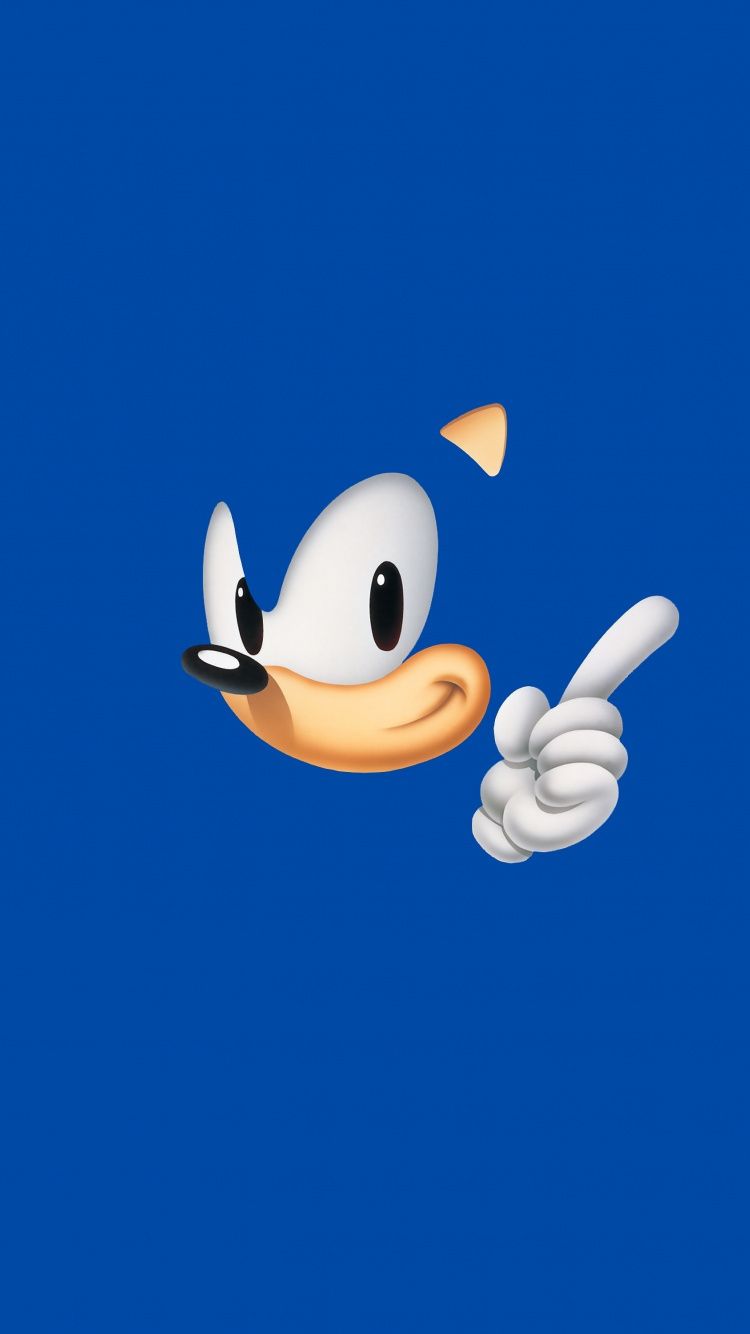 Download Sonic The Hedgehog, the video game, minimal, art
