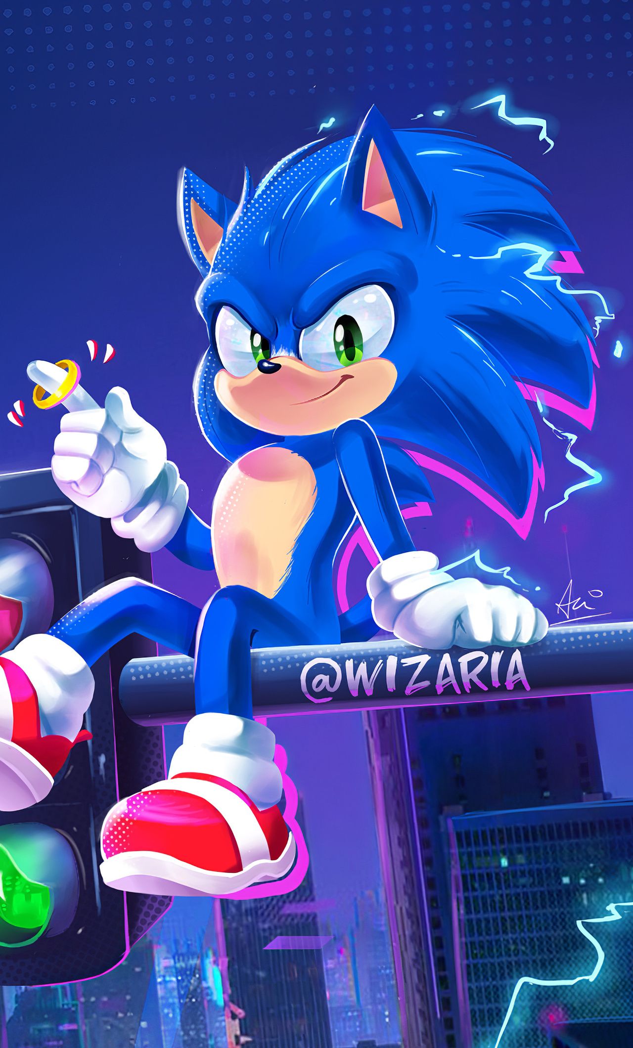 Into The Sonic Verse 4k iPhone HD 4k Wallpaper