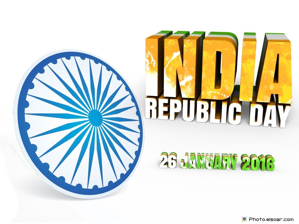 India's 67th Republic Day 26th Jan 2016 3D Photo & WallPapers