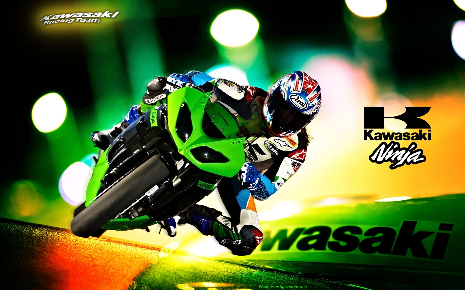 kawasaki ninja racing logo