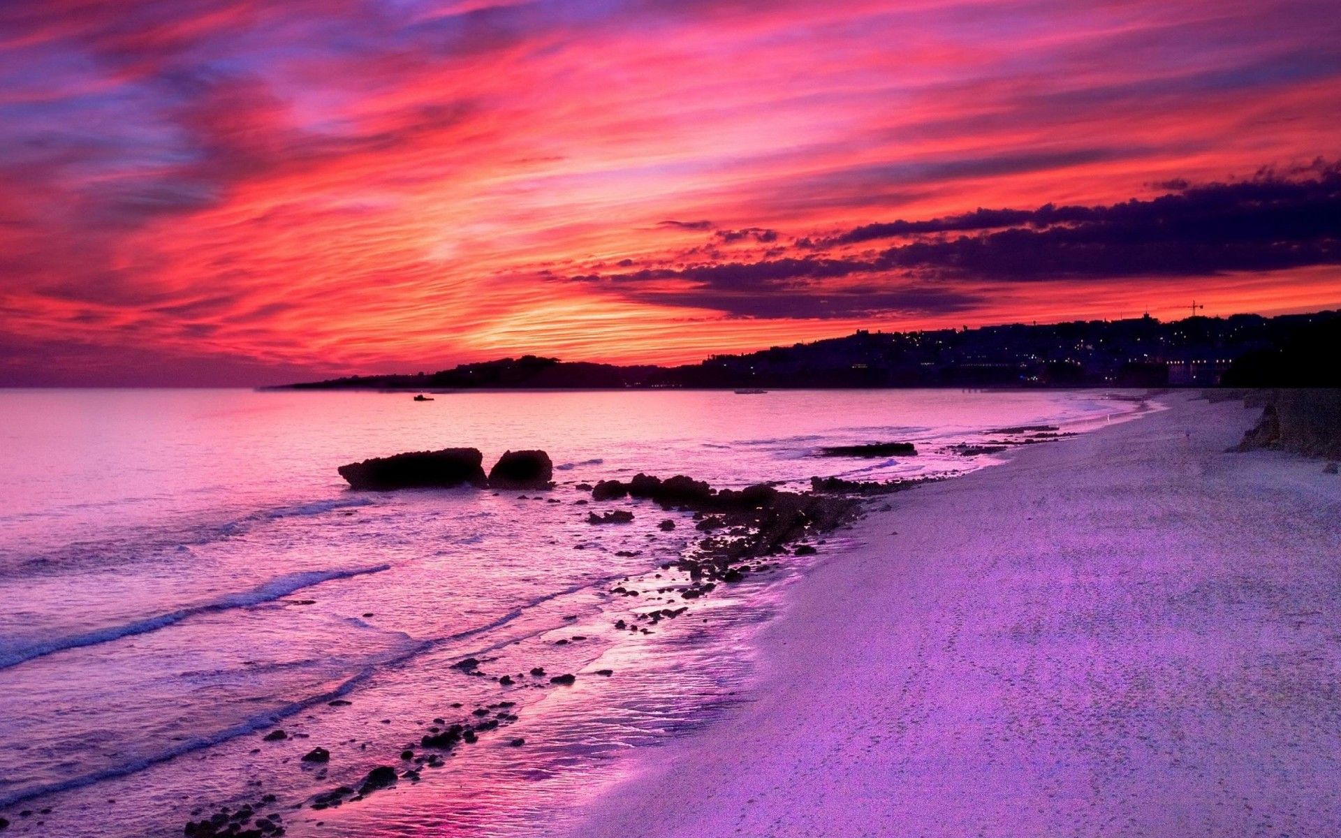 HD gorgeous pink beach wallpapers  Peakpx