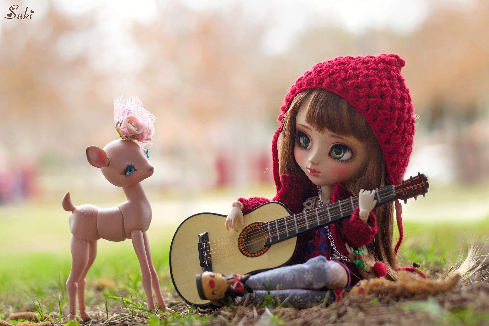 Wallpaper Girl With Guitar HD Download