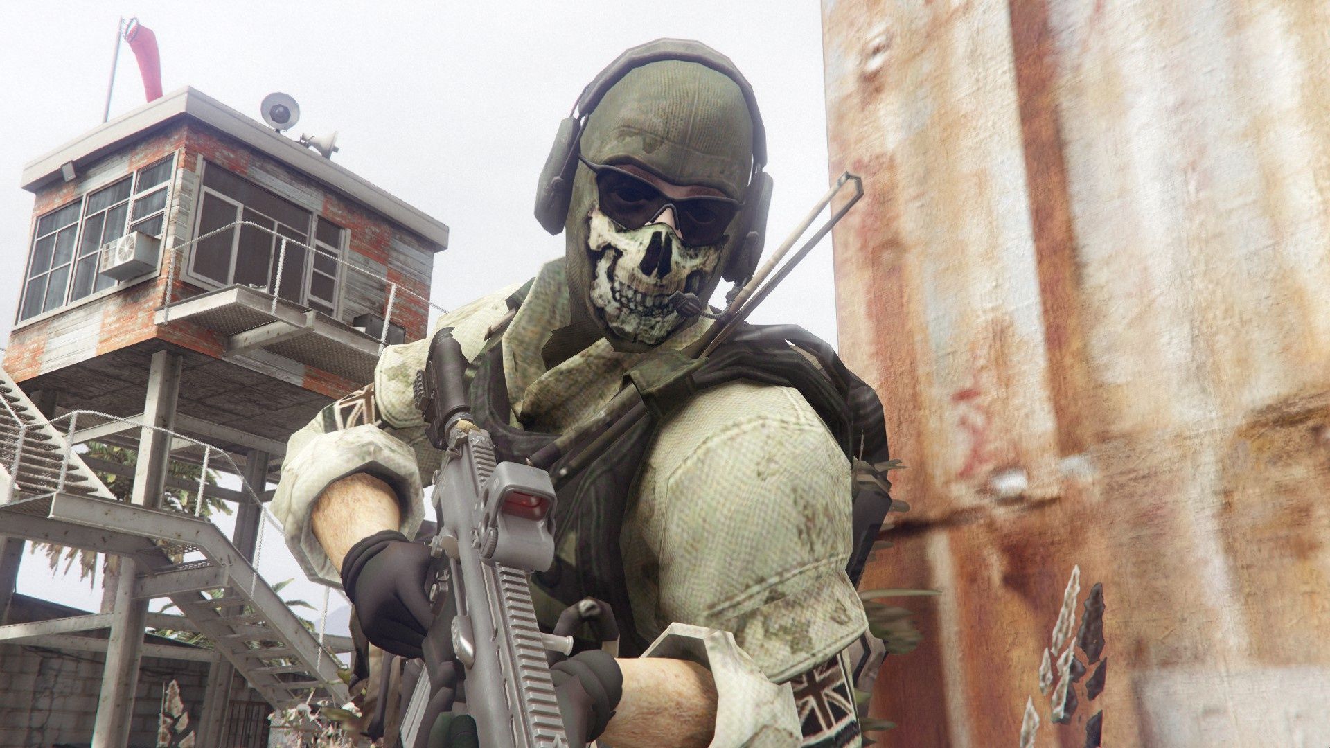 Call Of Duty: Modern Warfare Simon Ghost Riley [Add On]