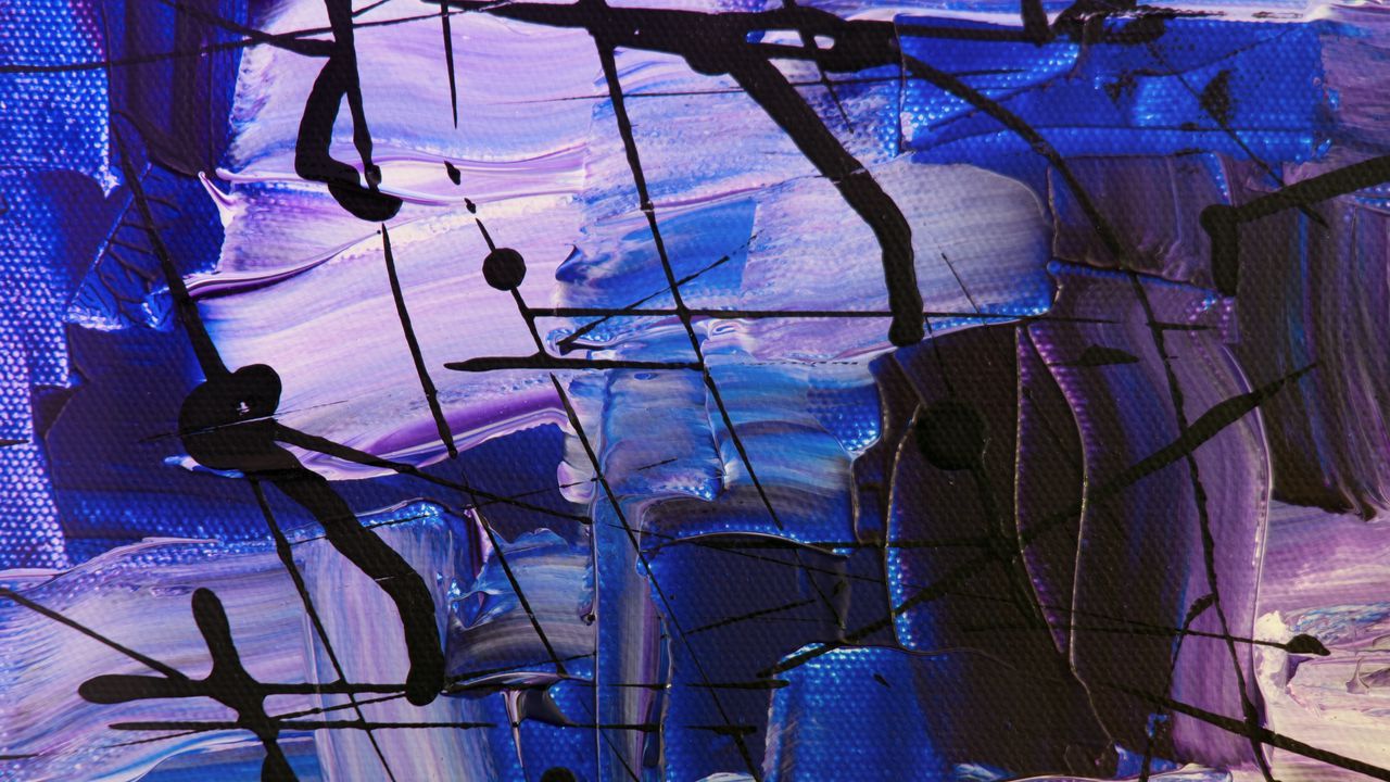 Wallpaper paint, blots, canvas, drops hd, picture, image