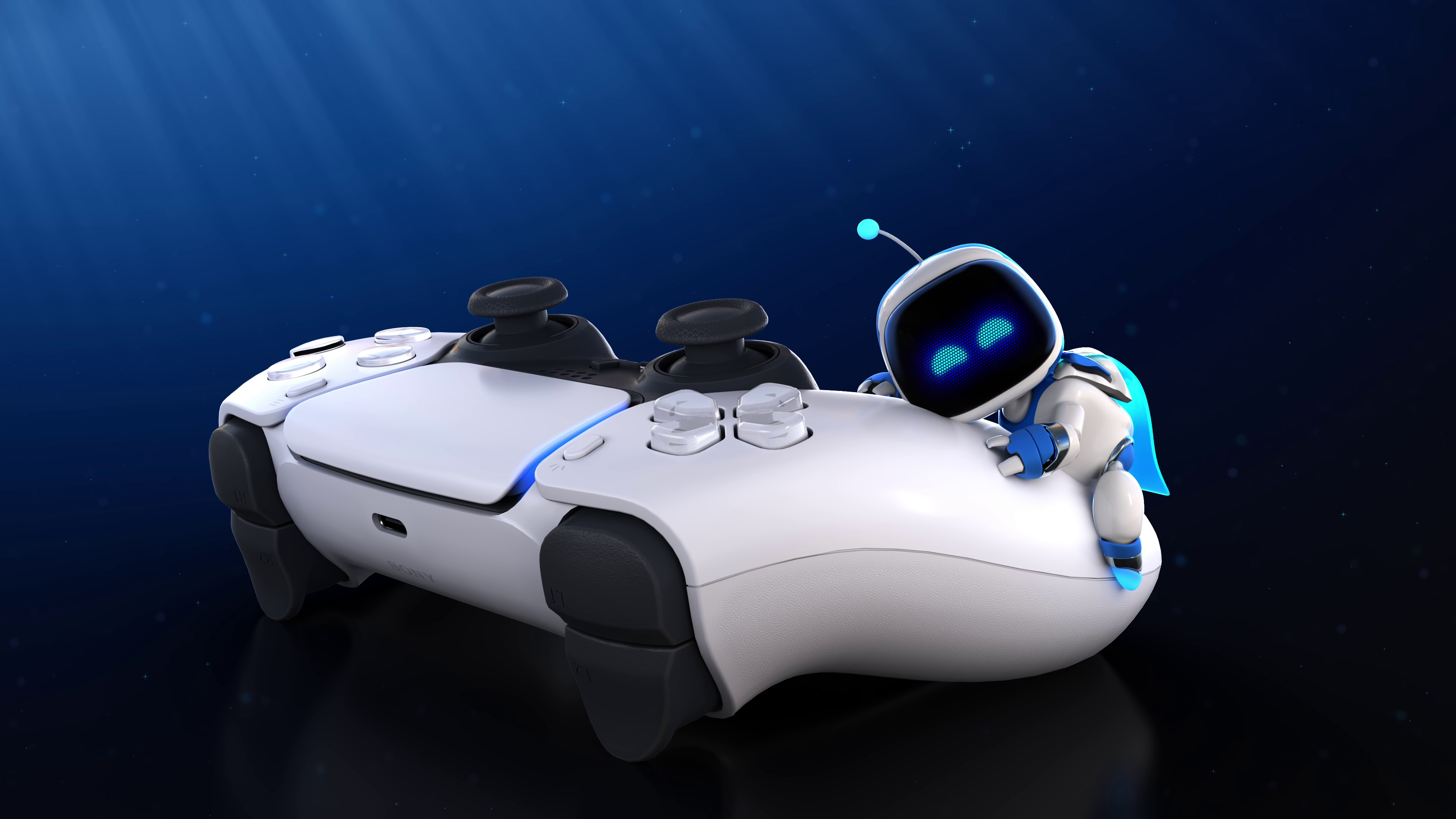 Astro Bot with the PS5 controller 4k Ultra HD Wallpaper