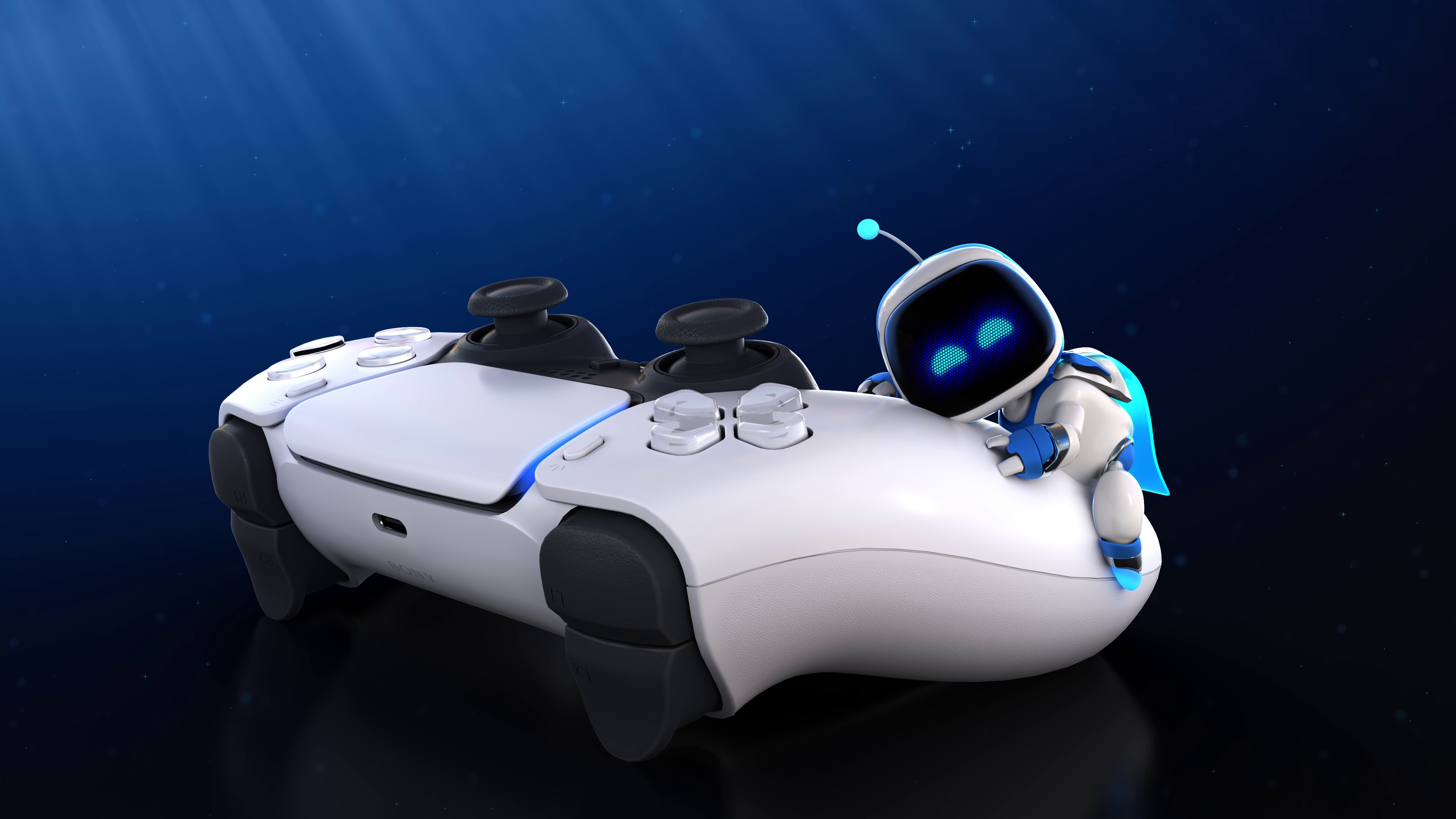 Astro Bot with the PS5 controller