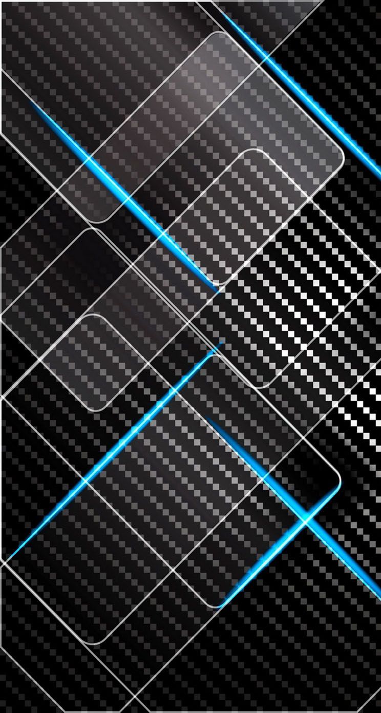 The iPhone Wallpaper Dark Metallic Carbon Texture Background