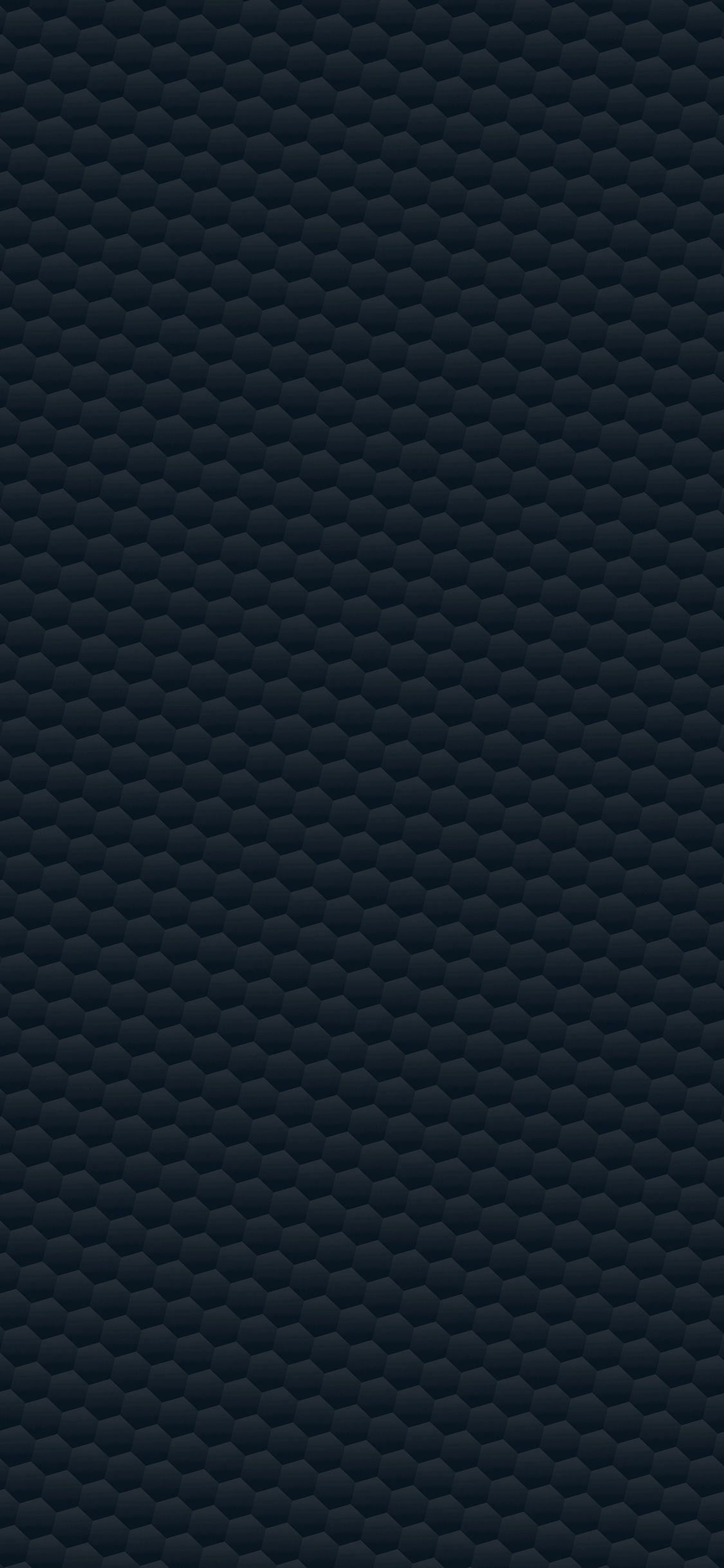 Honeycomb Dark Blue Poly Pattern Wallpaper
