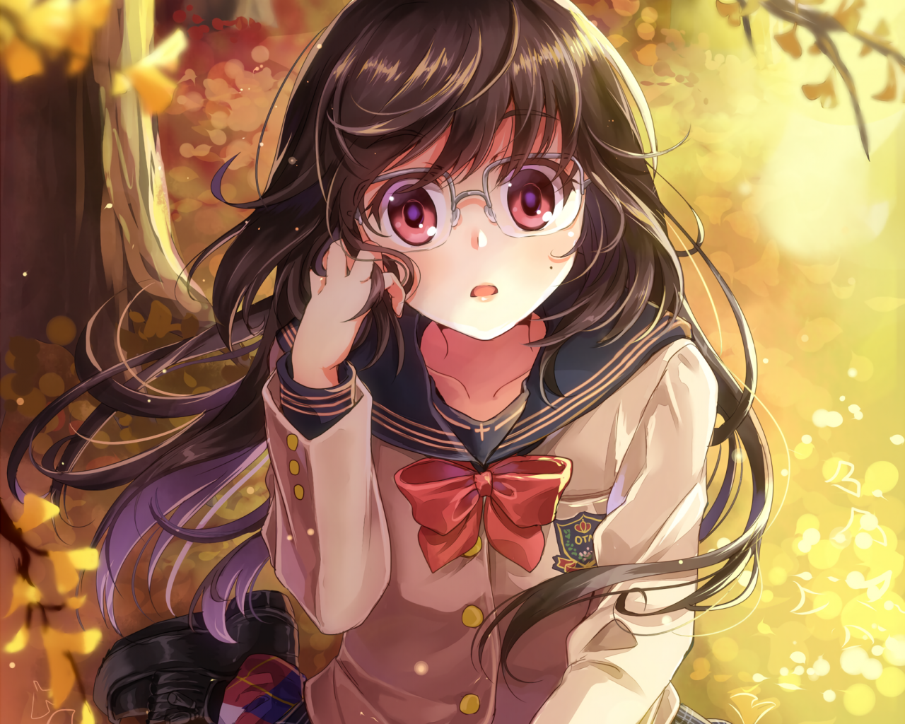 Beautiful Anime School Girl Wallpapers Wallpaper Cave