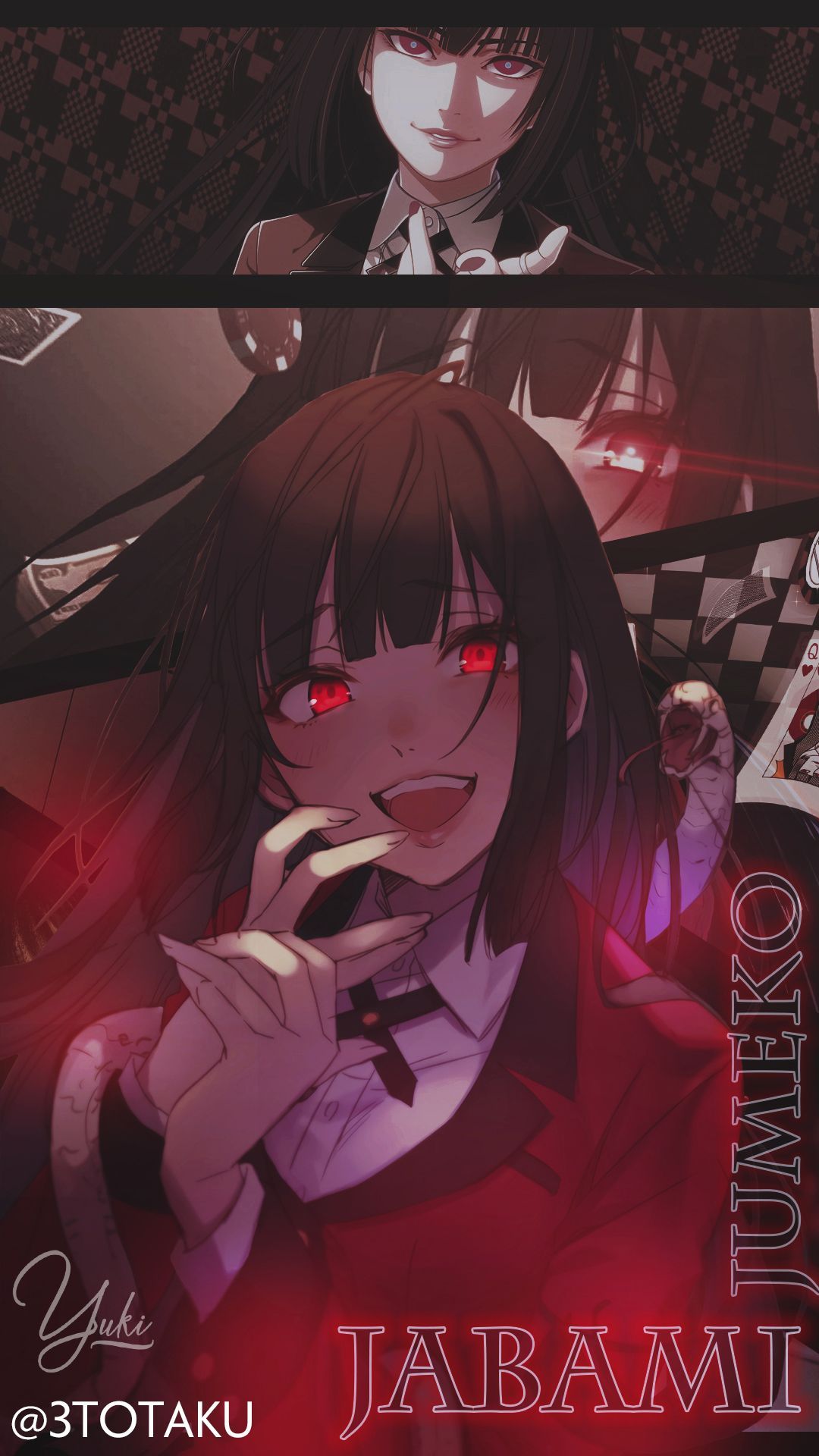 Yumeko Jabami Phone Wallpaper