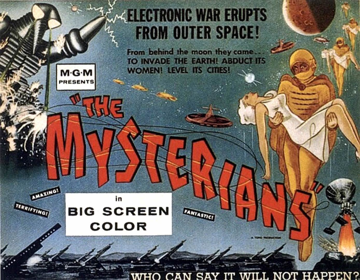 THE MYSTERIANS Invasion B Movie Posters