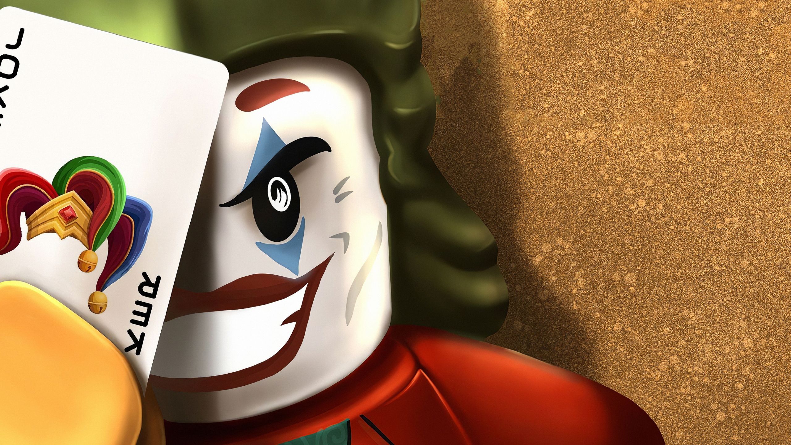 Joker as lego Wallpaper 4k Ultra HD