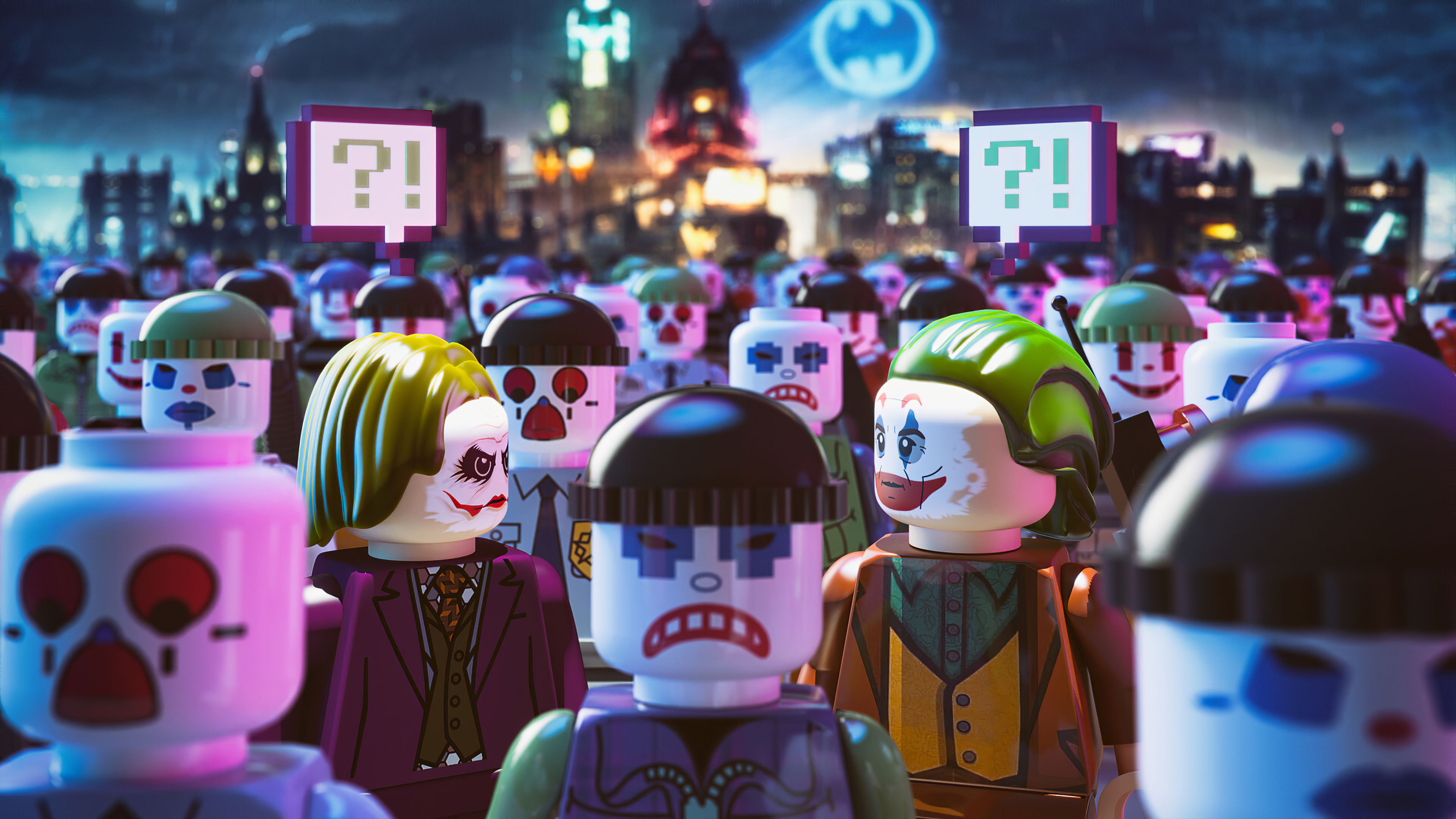 Lego Joker Version Wallpaper 4k Ultra HD